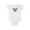 Mickey Mosaic Infant Bodysuit – Disney Character Collage Baby Onesie