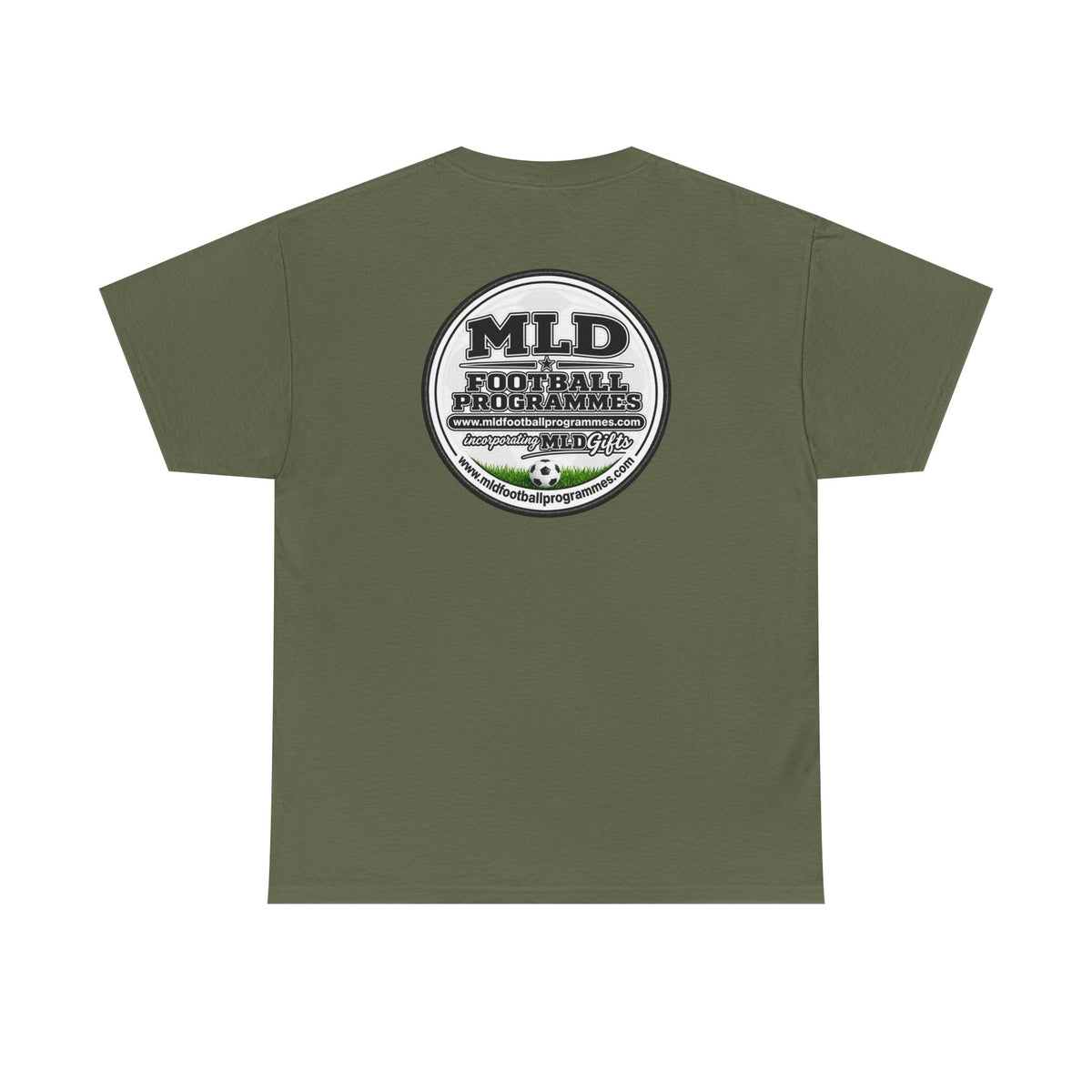 MLD Football Programmes Vintage Logo Cotton T-Shirt