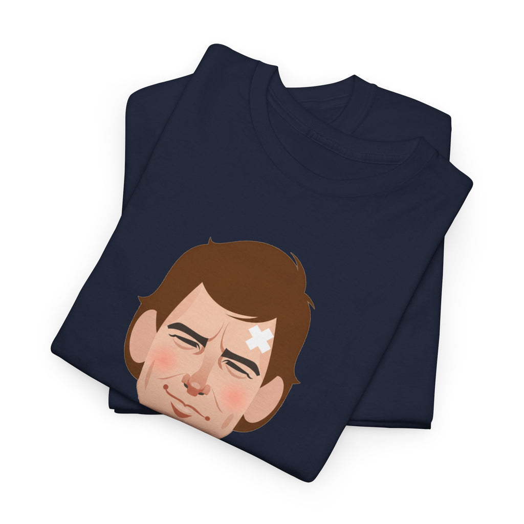 Bryan Robson Manchester United Legend Portrait Cotton T-Shirt
