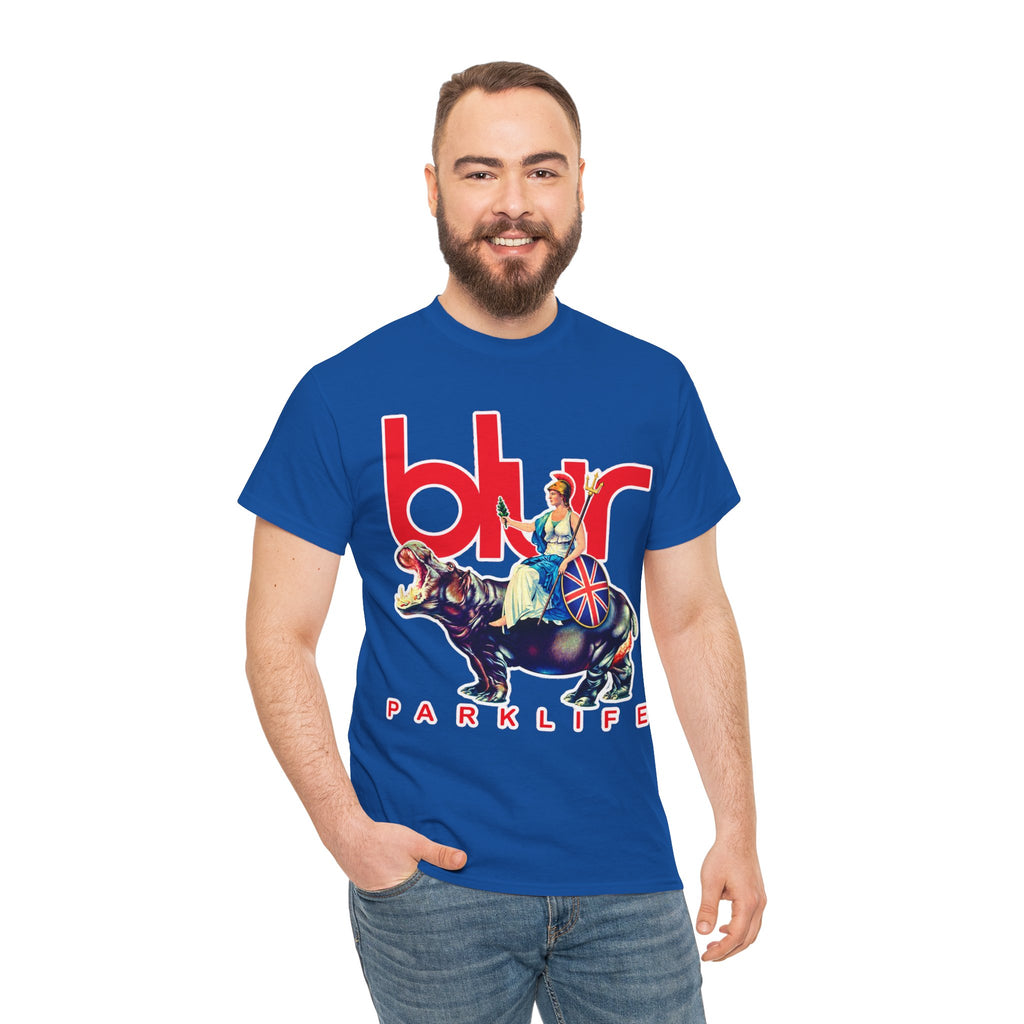 Blur PARKLIFE British Bulldog Graphic Cotton T-Shirt