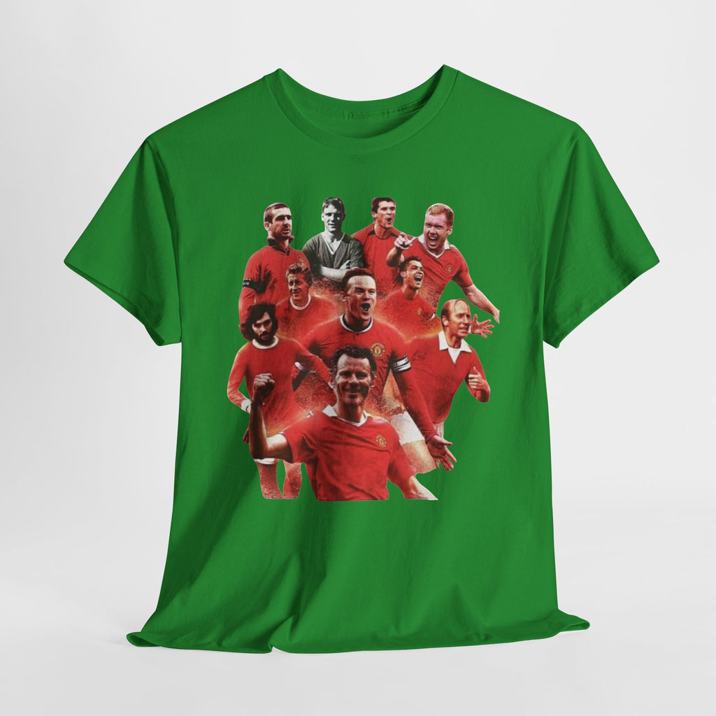Manchester United Legends T‑Shirt — Retro Team Collage Football Tee