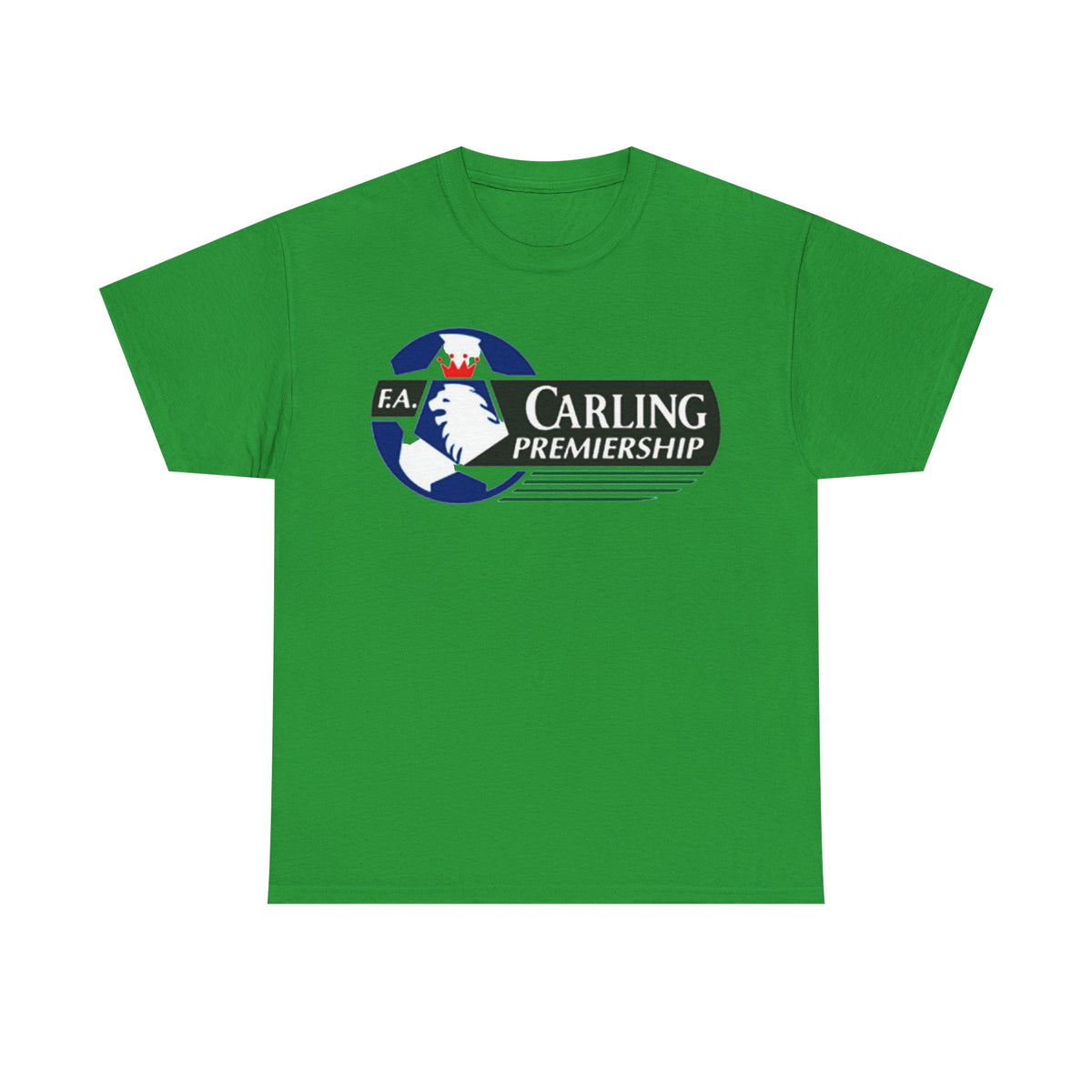 Carling Premiership Soccer Logo Tee — Vintage Football T‑Shirt