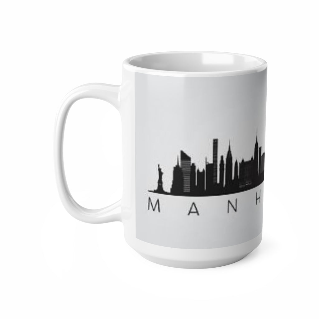 Manhattan Skyline Ceramic Coffee Mug — 11oz & 15oz