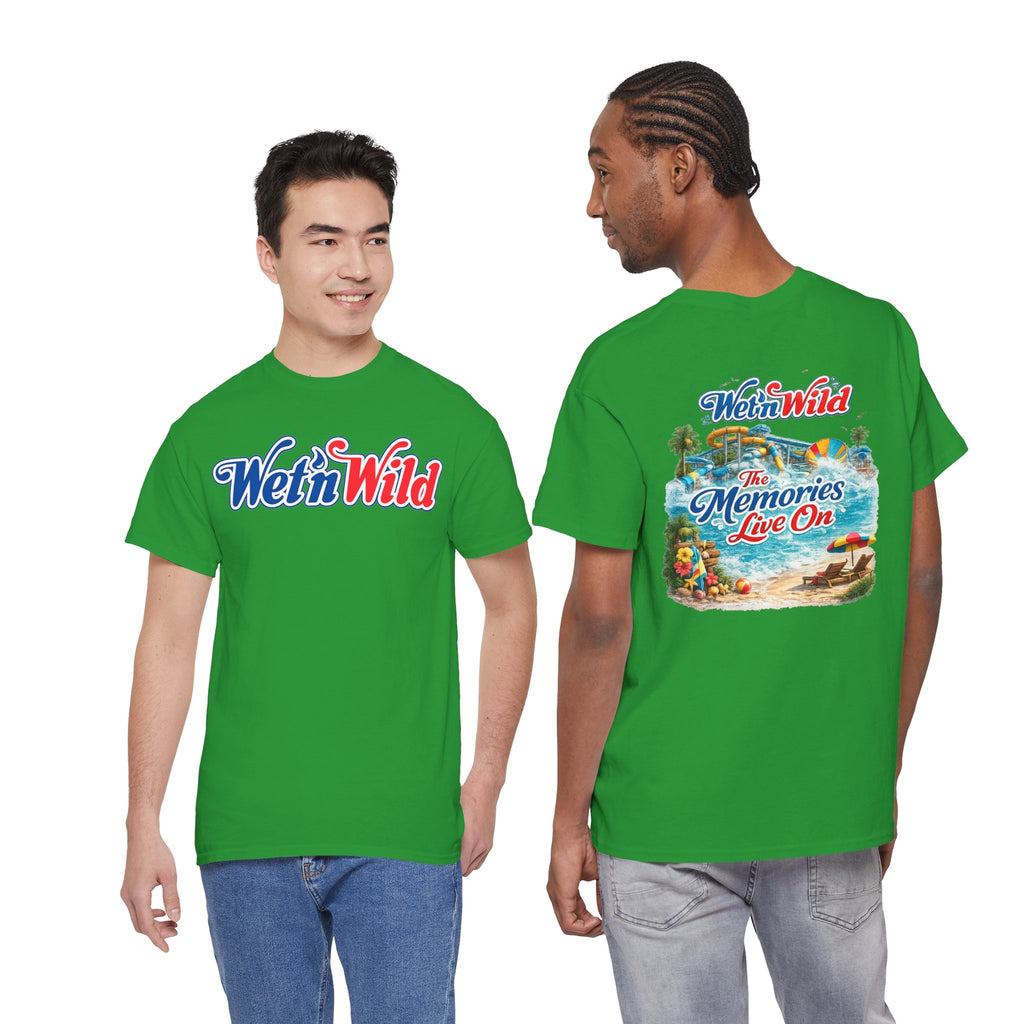 Wet 'n Wild Orlando Graphic Tee — "The Memories Live On" Retro Vacation T‑Shirt