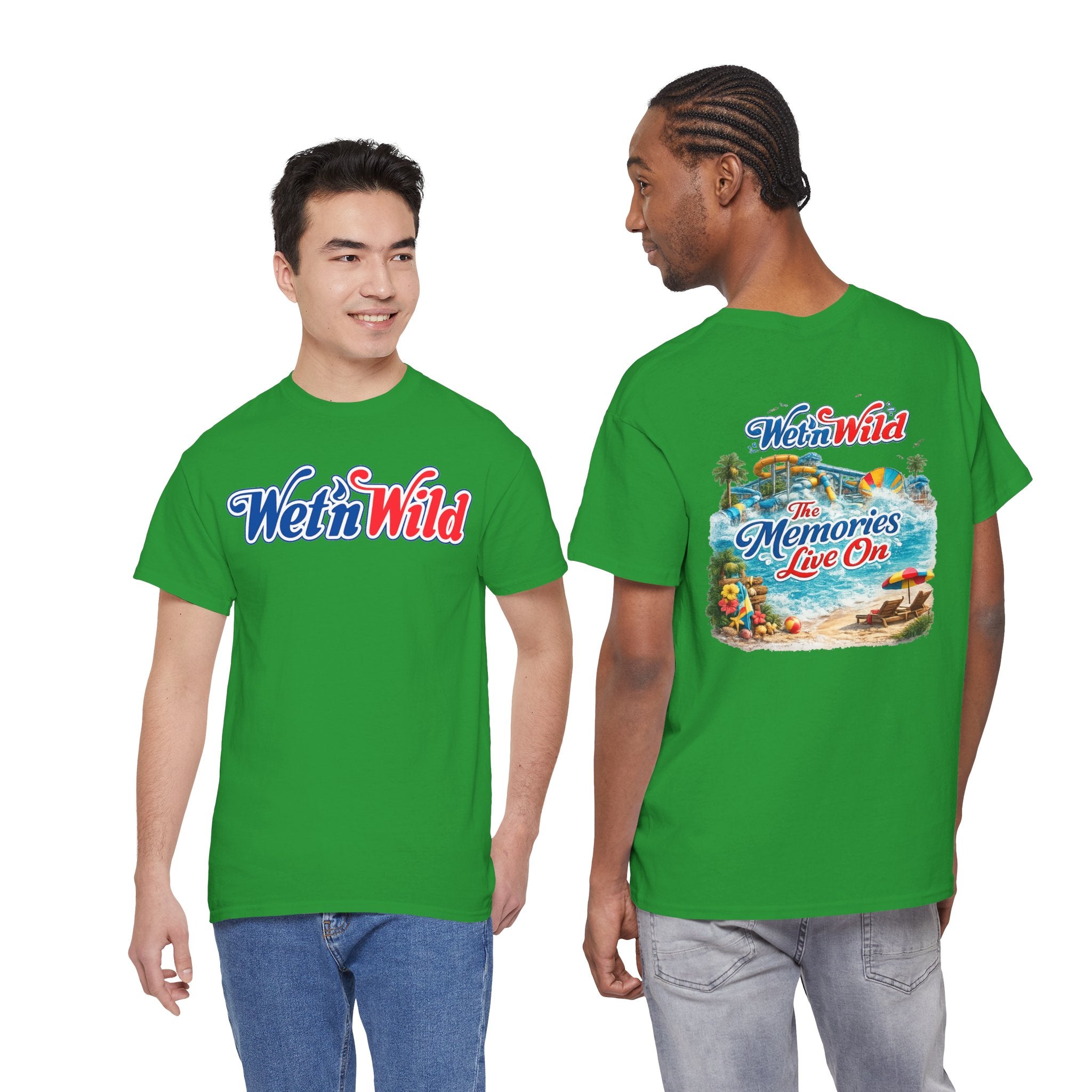 Wet 'n Wild Orlando Graphic Tee — "The Memories Live On" Retro Vacation T‑Shirt