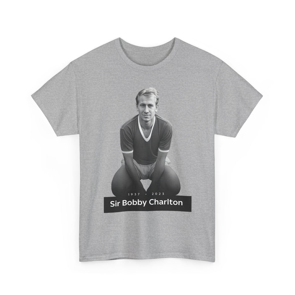 Sir Bobby Charlton Football Legend Cotton T‑Shirt