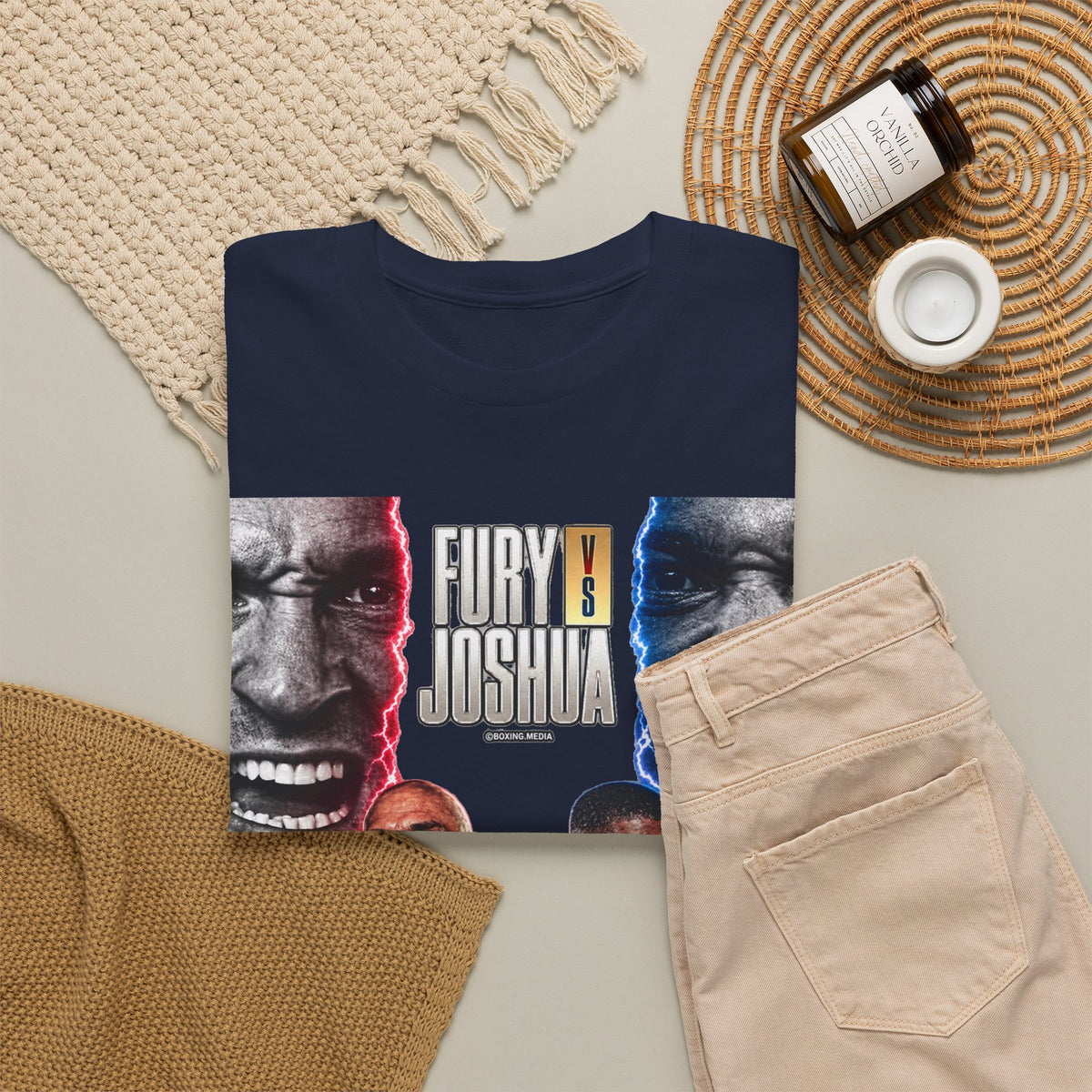 Fury vs Joshua Boxing Tee — Heavyweight Fight Night Graphic T-Shirt