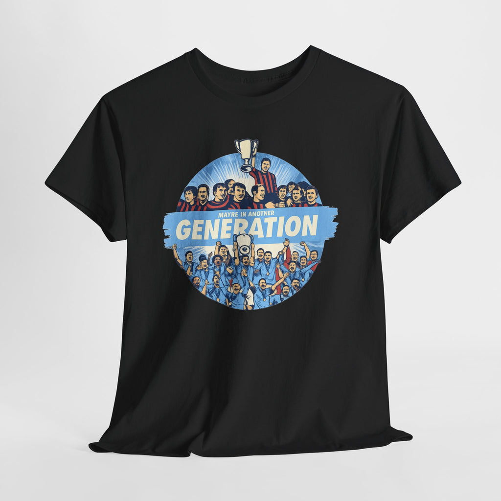 Manchester City Maybe in Another Generation Champions T‑Shirt — Retro Team Fan Tee