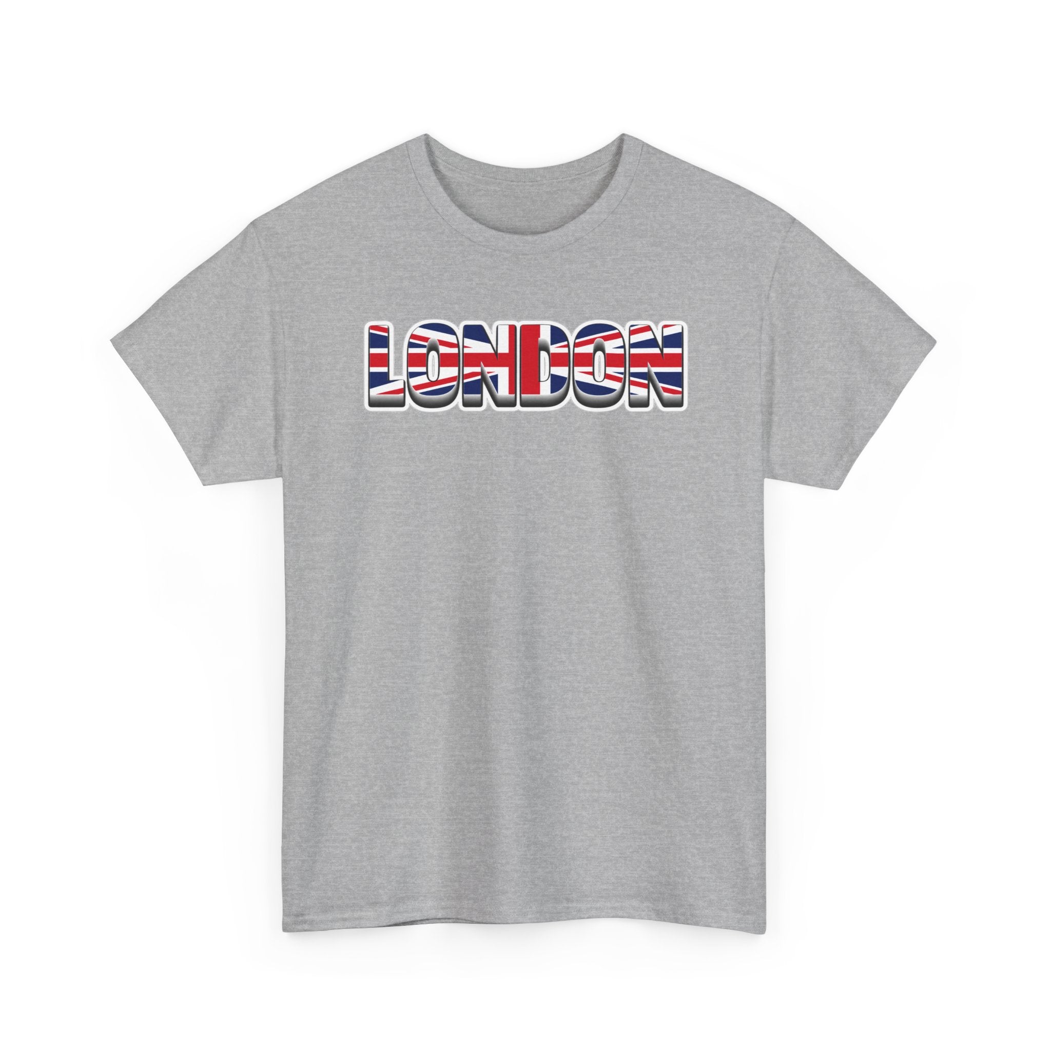 London Union Jack Graphic Tee — Bold UK Travel T-Shirt