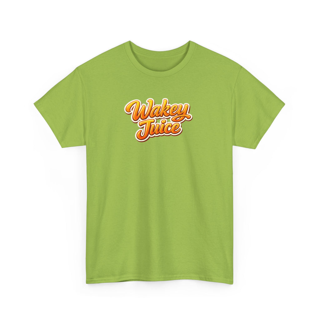 Wakey Juice T‑Shirt — Retro Orange Script Graphic Tee