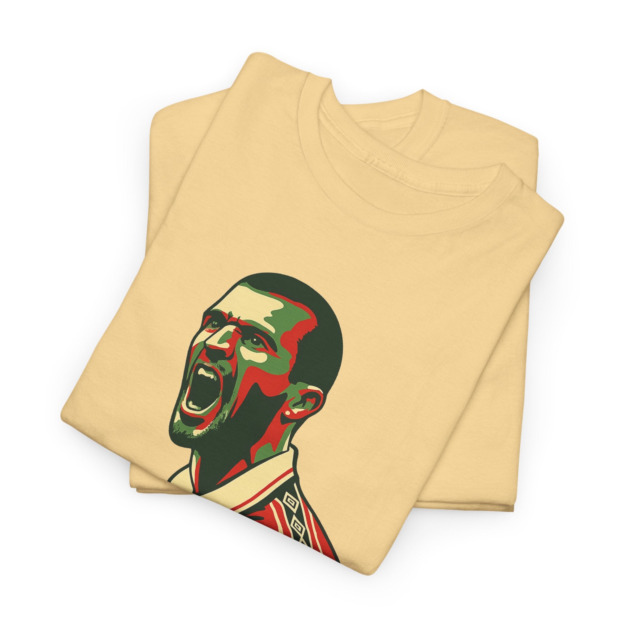 Roy Keane Retro Soccer Tee - Iconic Football Legend Graphic Shirt