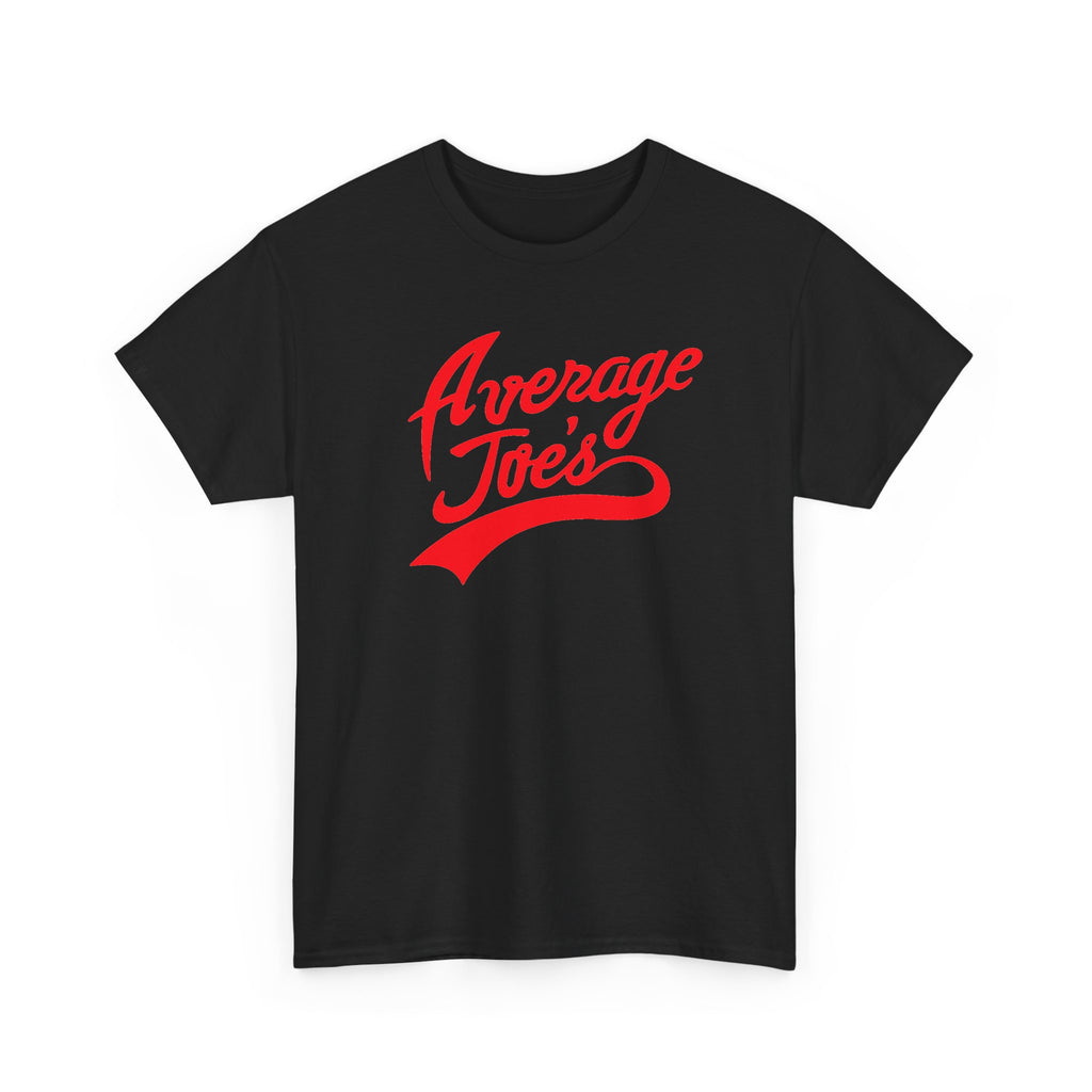Average Joe's Graphic Tee — Retro Script White T-Shirt