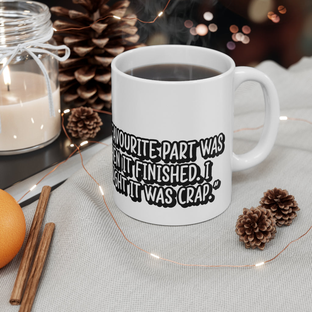 Wayne Rooney and Joe Hart World Cup Halftime Show Comment Ceramic Mug — Funny Sports Commentators Quote (11oz & 15oz)