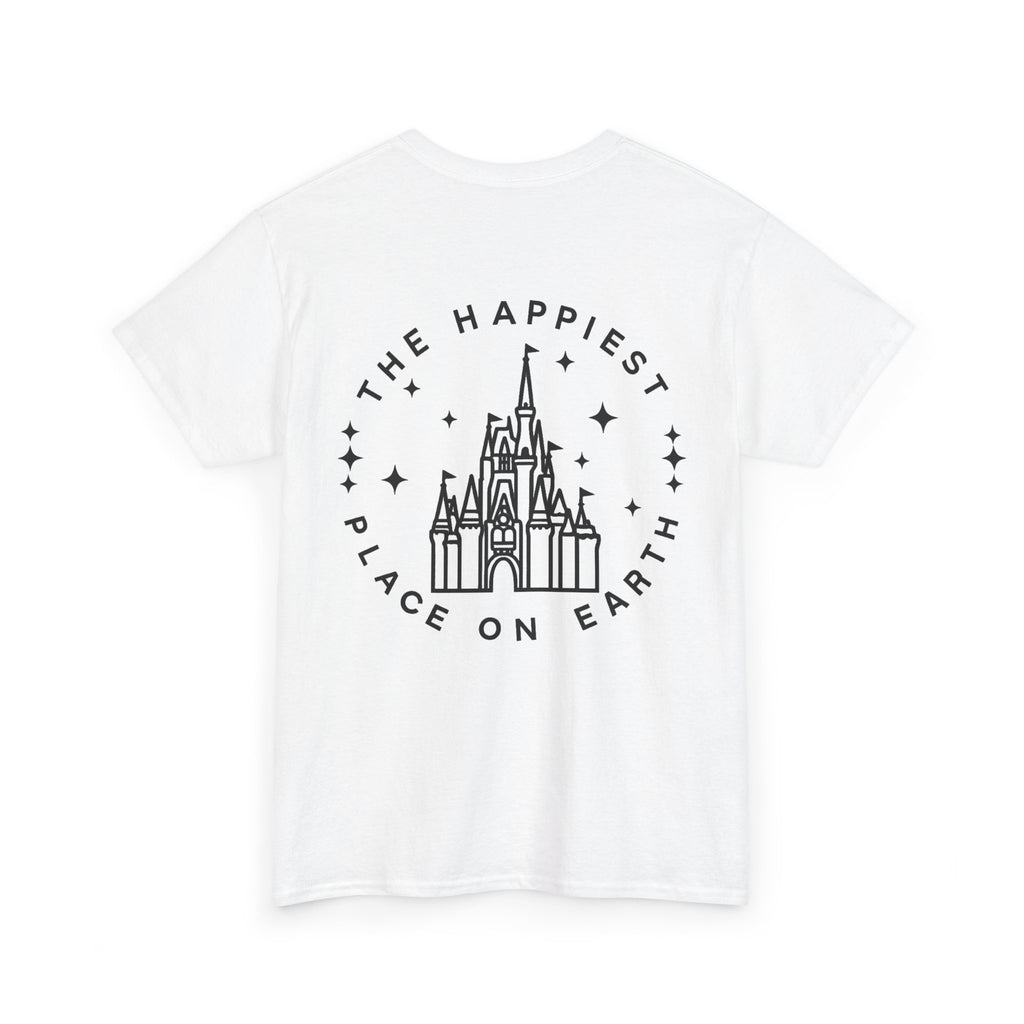 The Happiest Place on Earth Castle Graphic Cotton T-Shirt