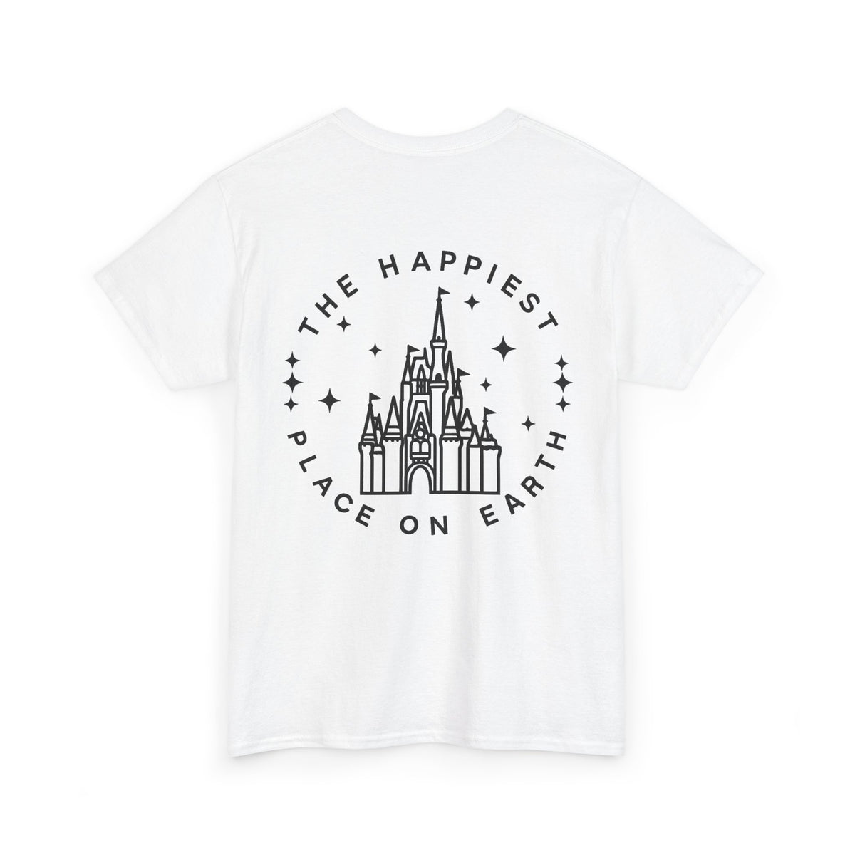 The Happiest Place on Earth Castle Graphic Cotton T-Shirt