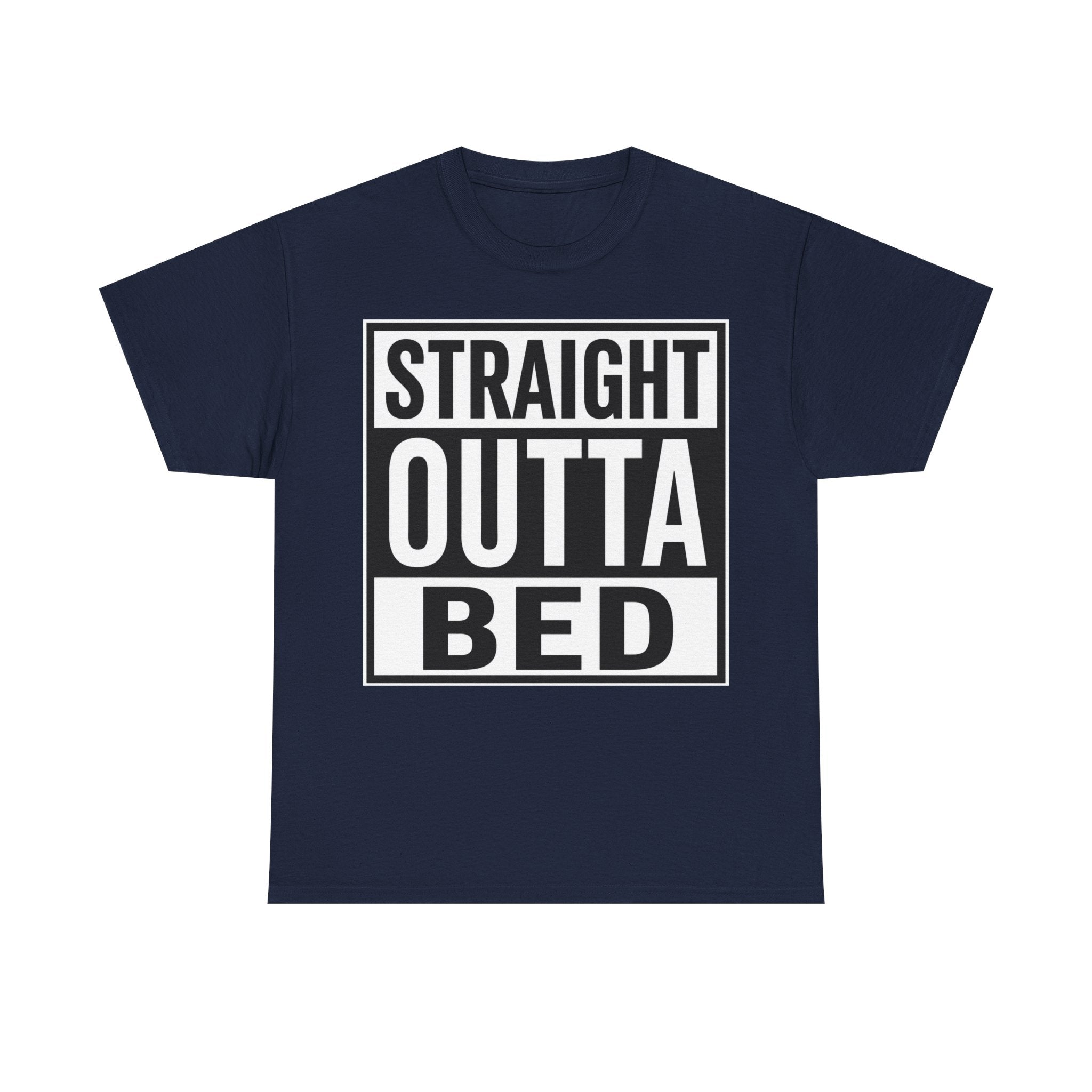 Straight Outta Bed T-Shirt — Funny Morning Graphic Tee