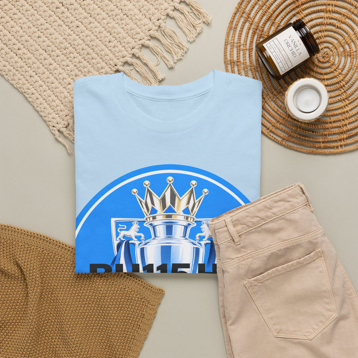Manchester City 'BU115 HIT' Fan Cotton T-Shirt