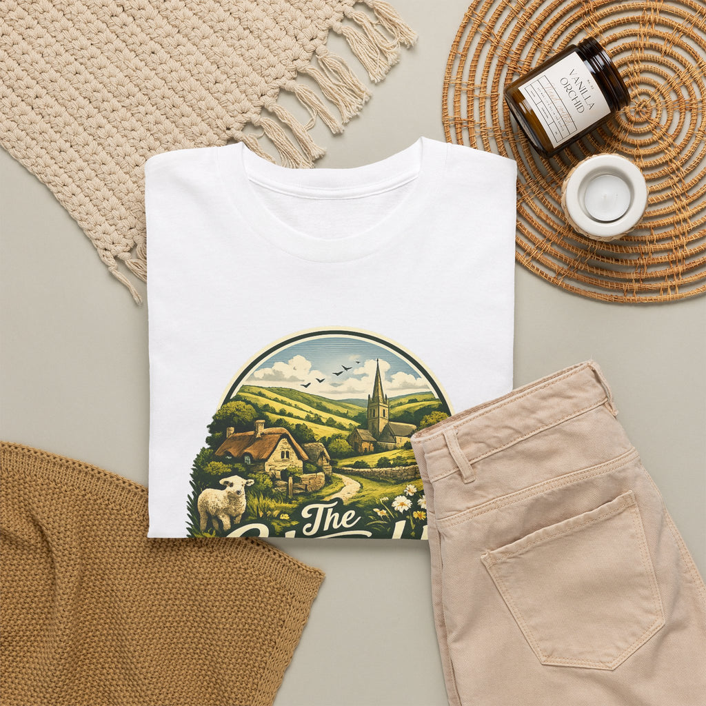 Cotswolds Vintage Landscape T‑Shirt — The Cotswolds Countryside Tee