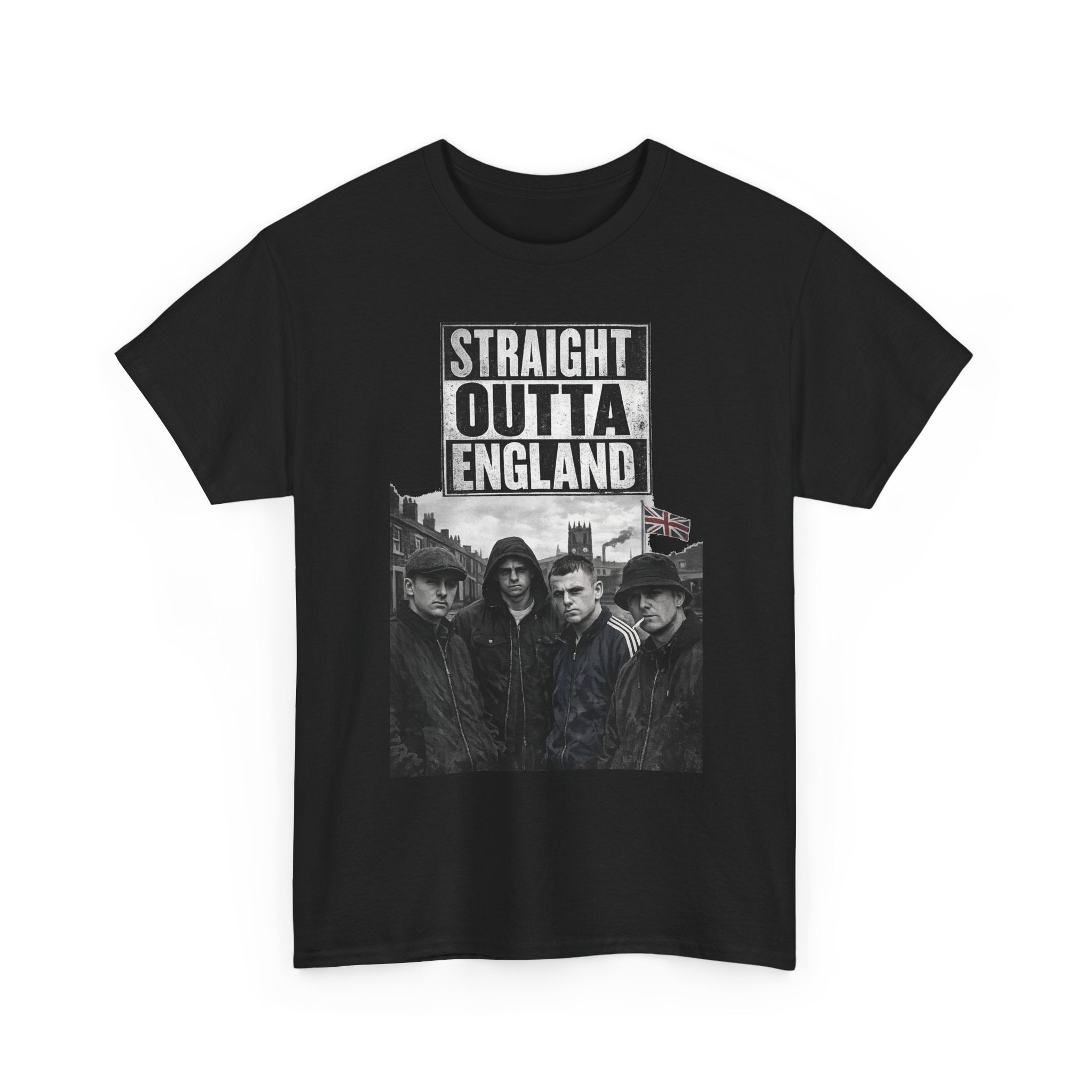 Straight Outta England T-Shirt — Retro Band Photo Tee