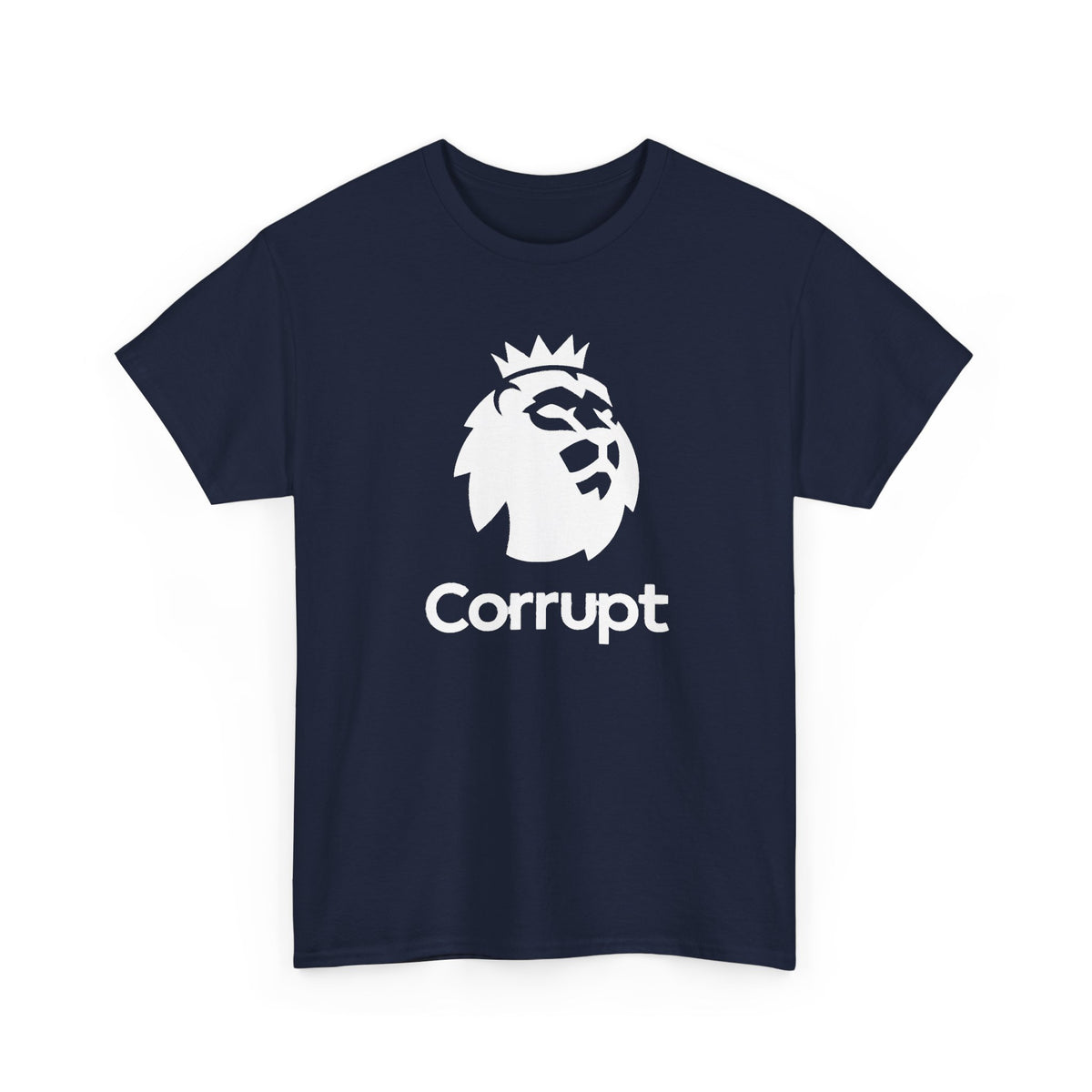 Political Protest T-Shirt — "Corrupt" Front Logo & "Richard Masters MUST Resign Now" Back