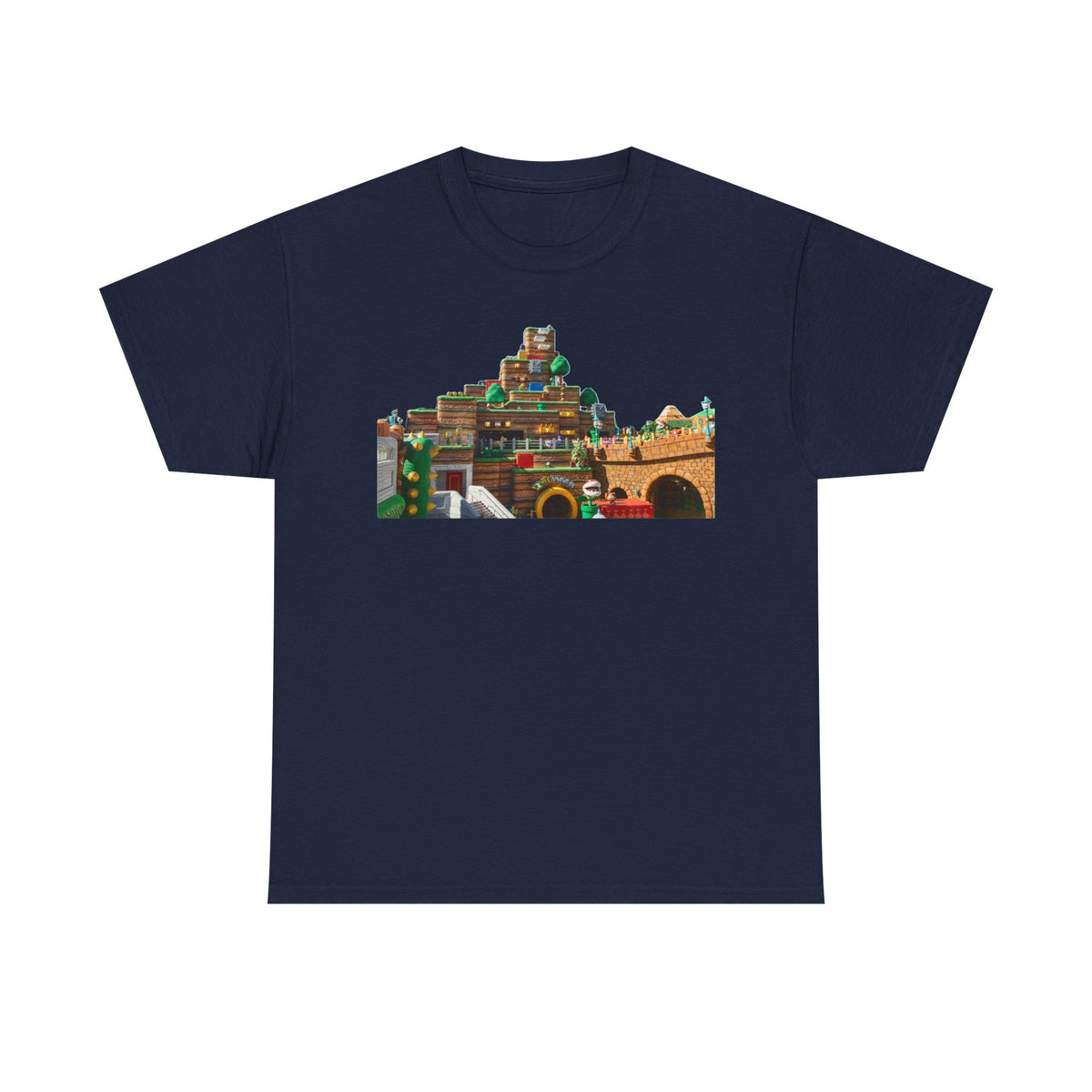 Epic Universe T-Shirt — Colorful Vintage Train Station Illustration Tee