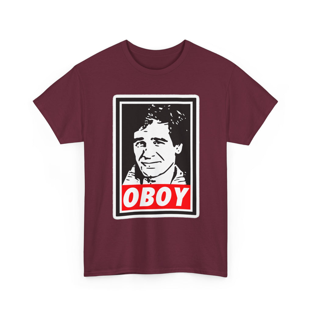 Oboy Quantum Leap Graphic Tee — Retro Pop Art Portrait T‑Shirt