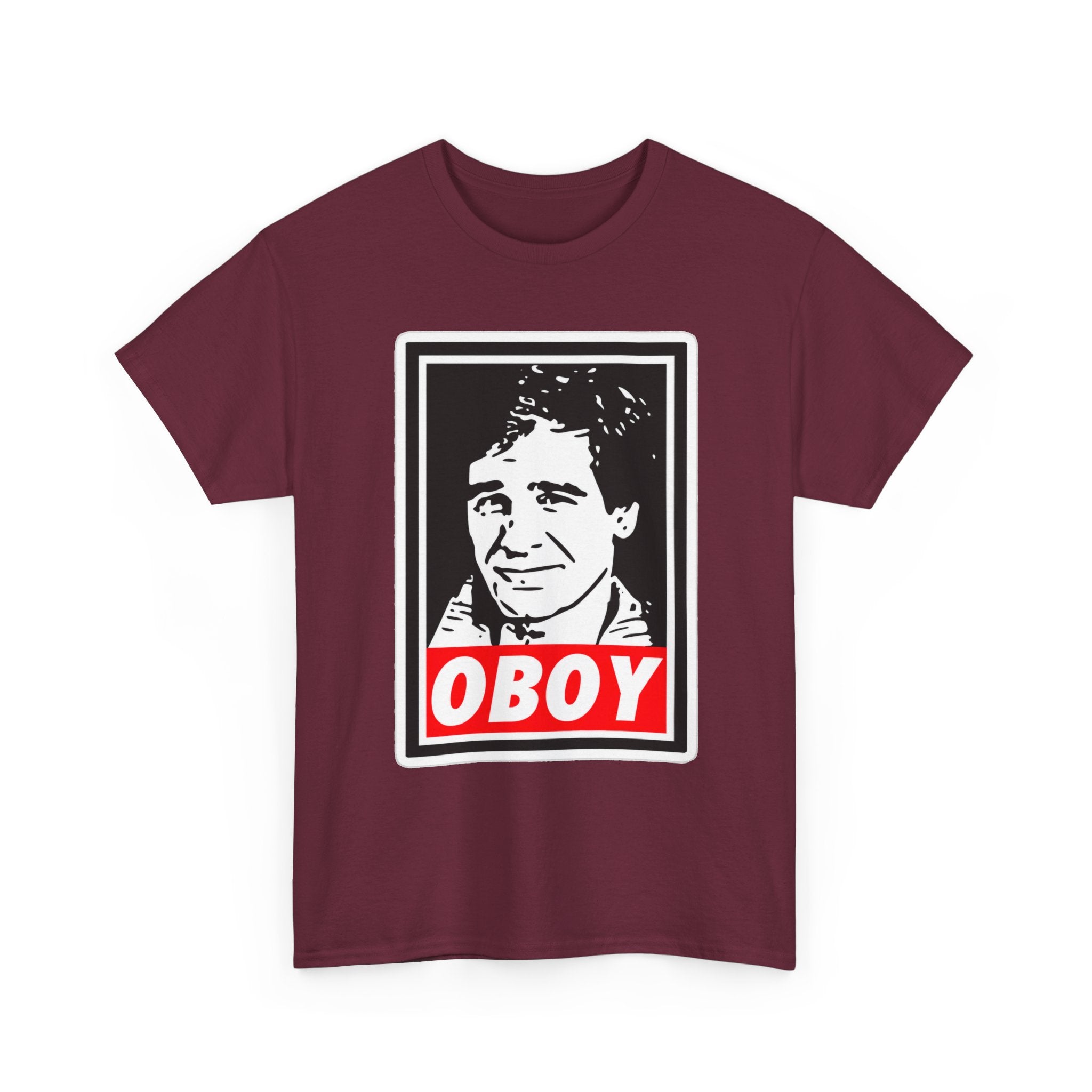 Oboy Quantum Leap Graphic Tee — Retro Pop Art Portrait T‑Shirt