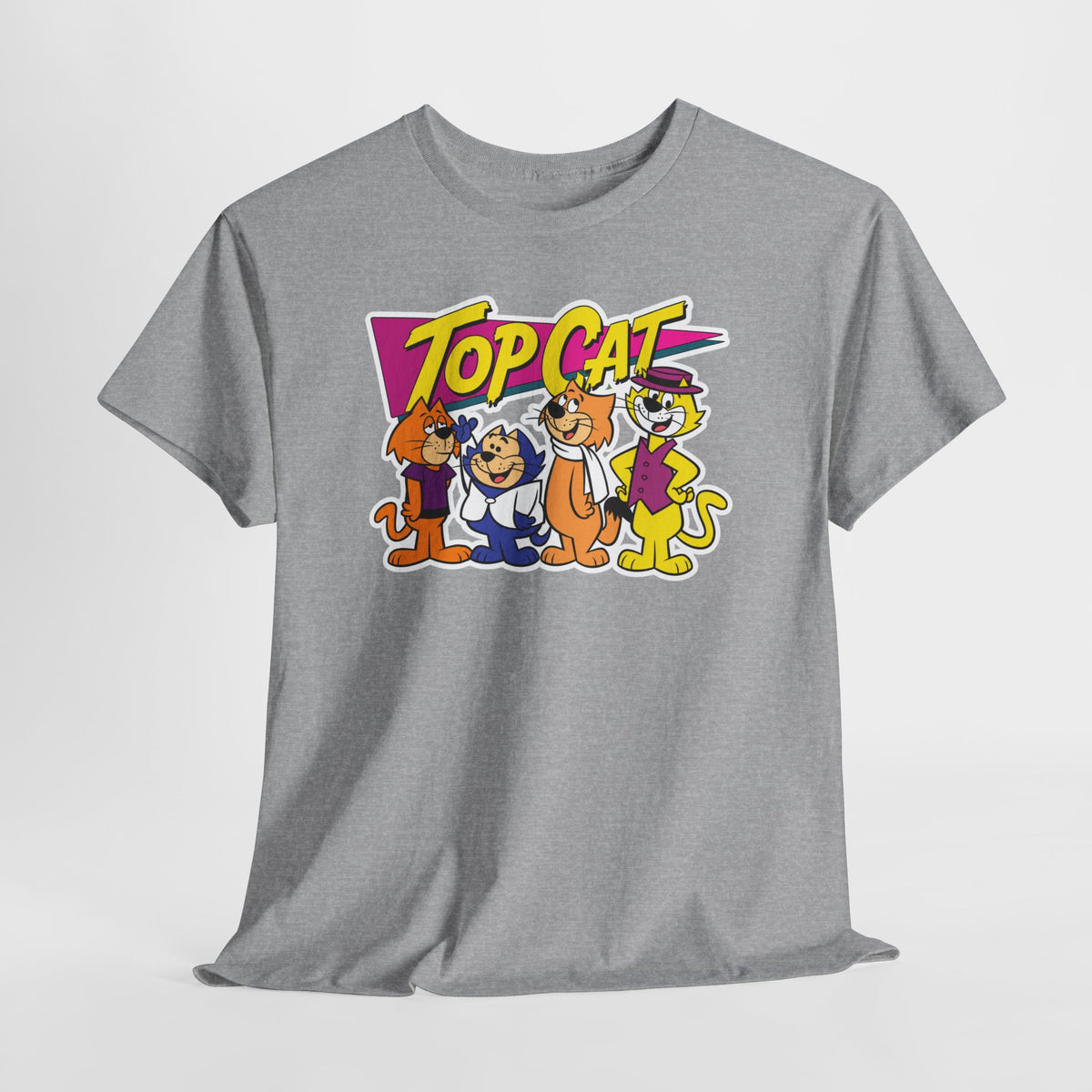 Top Cat Retro Cartoon Cotton T-Shirt / Tee