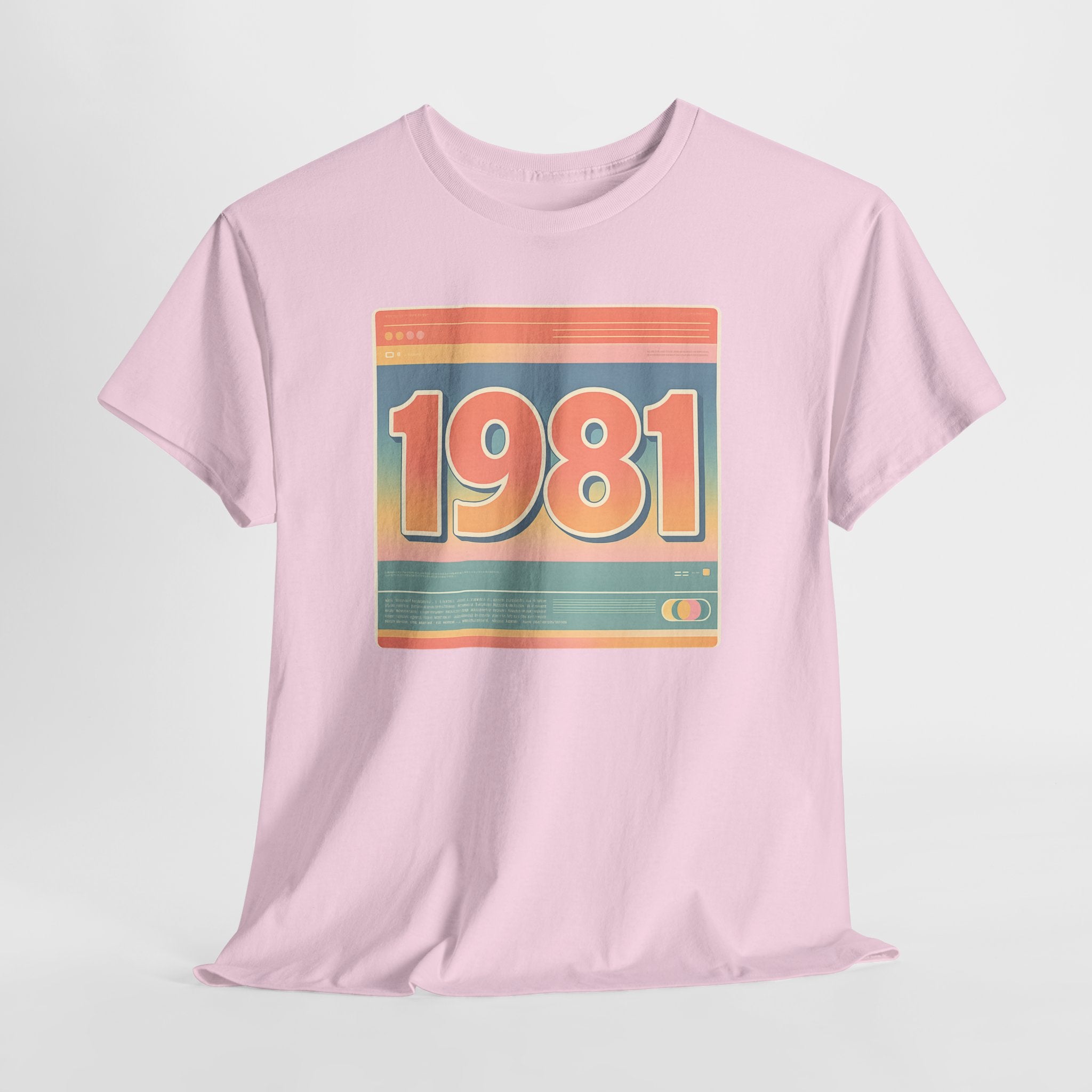 Vintage 1981 Retro Tee — 40th Birthday Gift Shirt