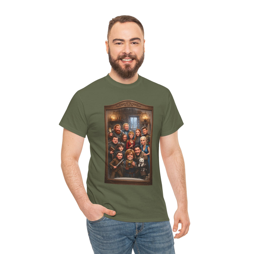Game of Thrones Cast Portrait Inspired Cotton T-Shirt