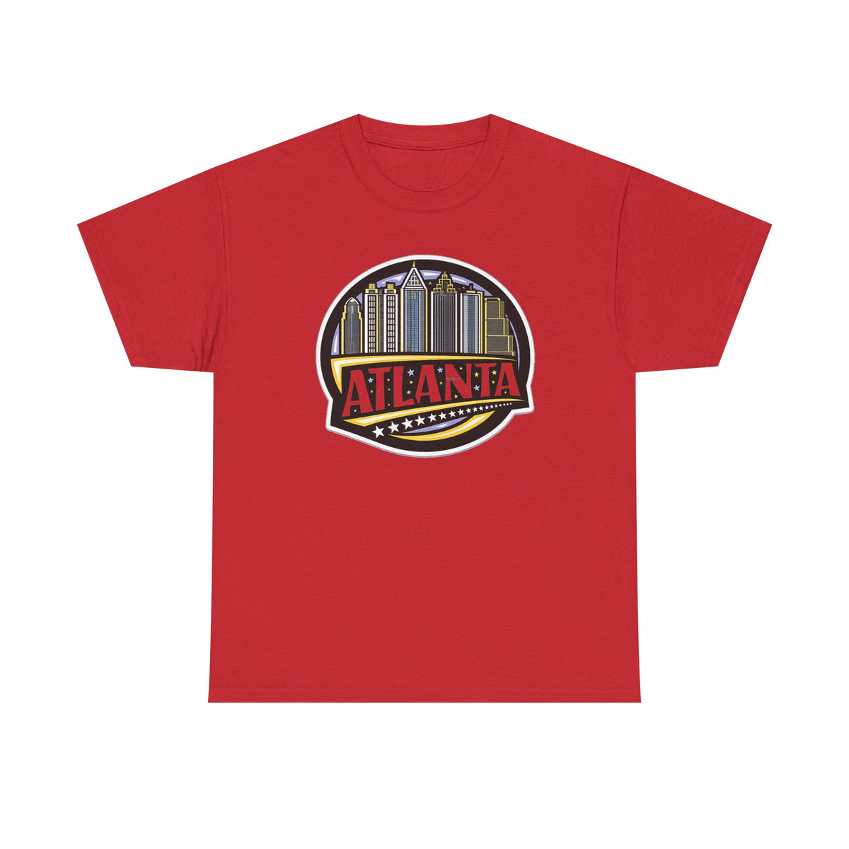 Atlanta Skyline Tee — Vintage City Badge Graphic T-Shirt