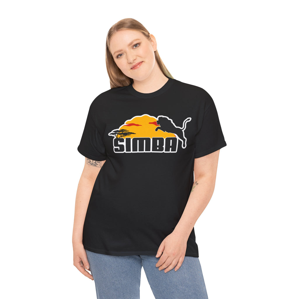 Simba Sunset Graphic Tee — Lion Silhouette Safari T-Shirt