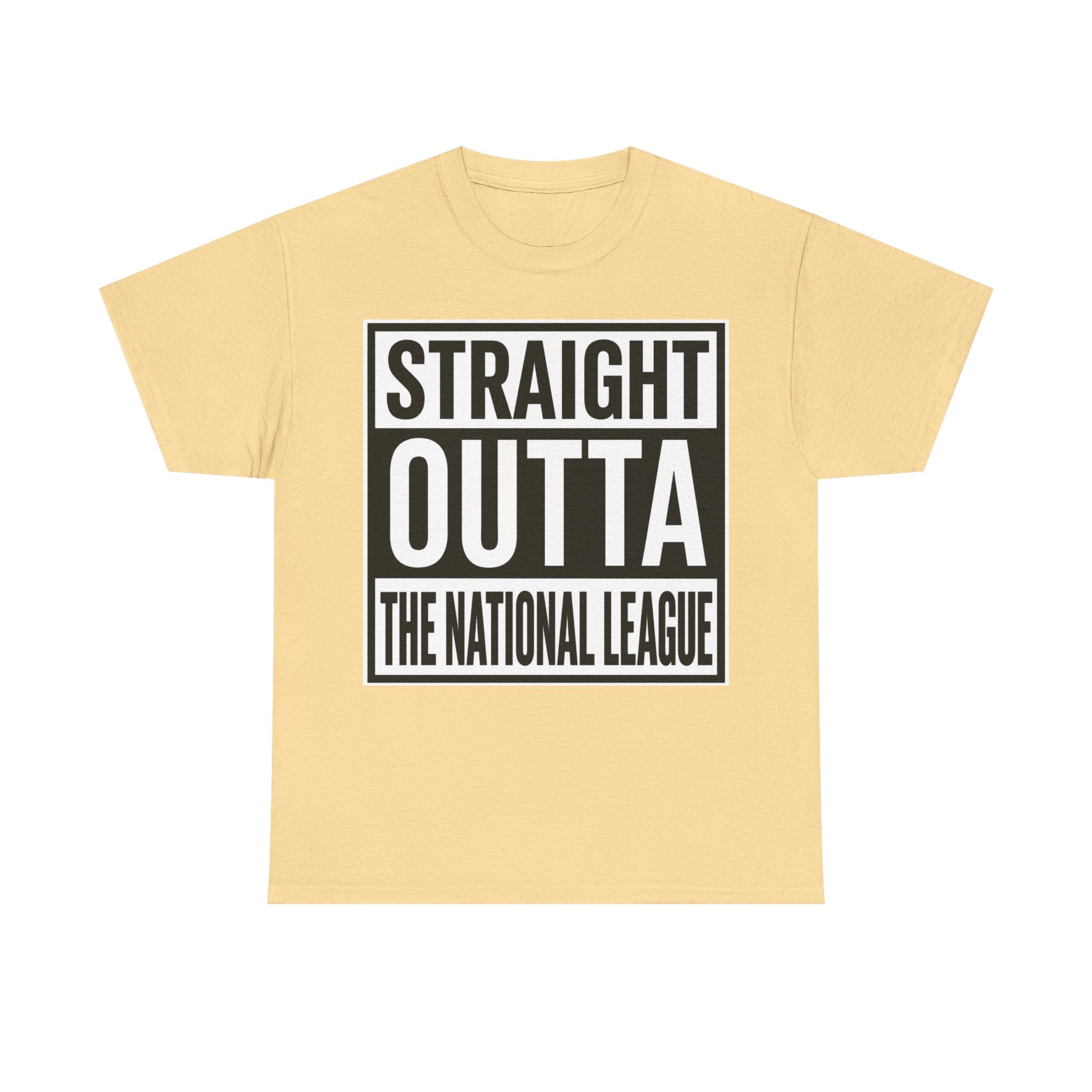 Straight Outta The National League T-Shirt – Football Fan Graphic Tee