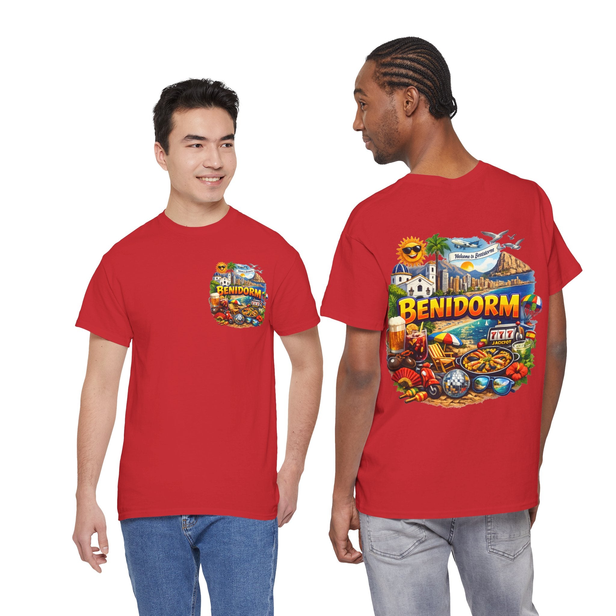 Benidorm Souvenir T‑Shirt — Spain Beach Holiday Graphic Tee