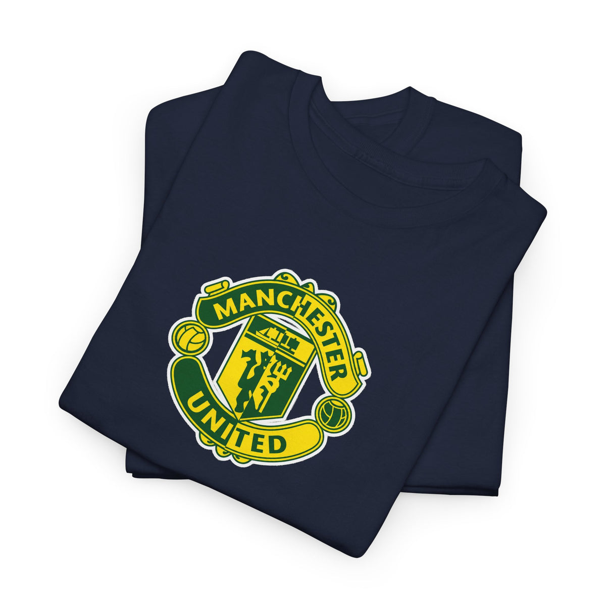 Manchester United Retro Crest Cotton T-Shirt