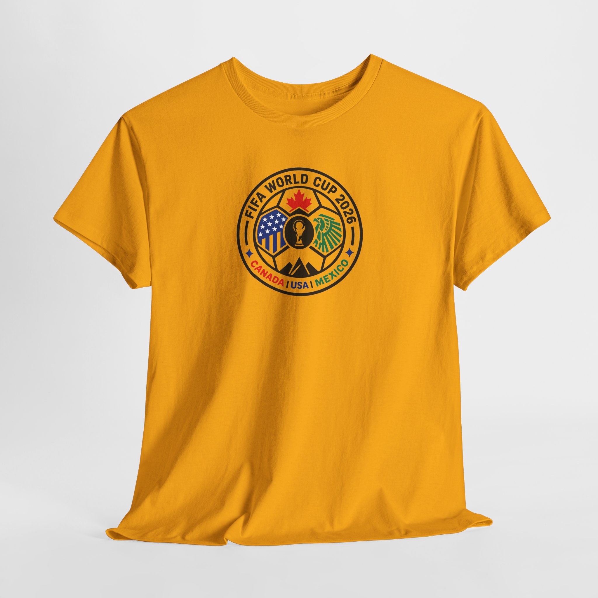 World Cup 2026 Soccer Tee — Canada USA Mexico Crest