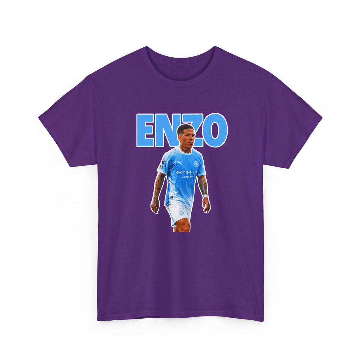 Enzo Fernandez Manchester City Inspired Cotton T-Shirt