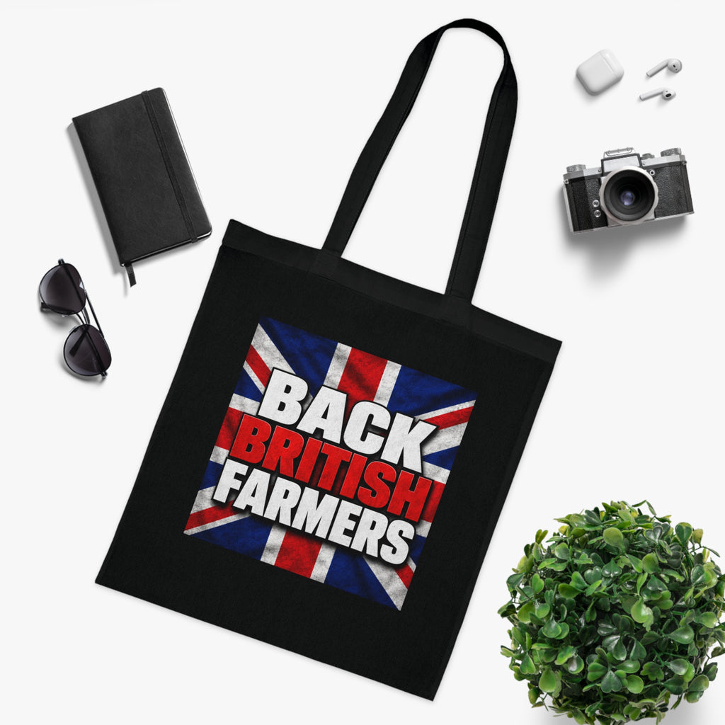 Back British Farmers Tote Bag — Union Jack Cotton Shopper