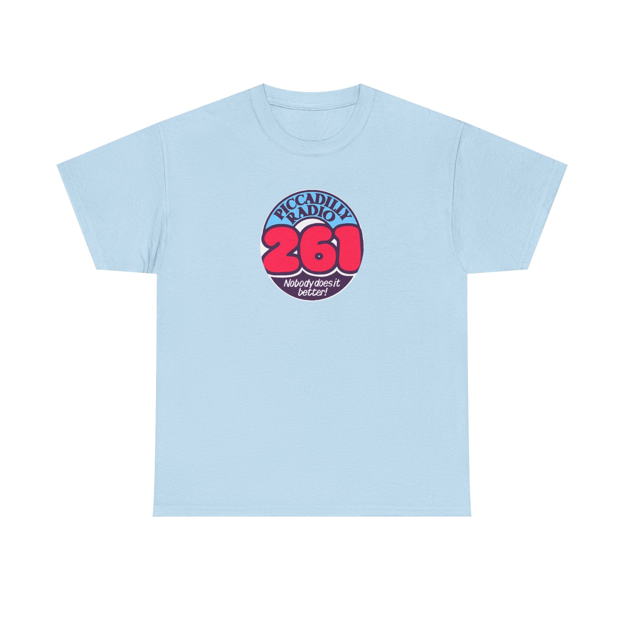 Piccadilly Radio '261' Logo T‑Shirt — Vintage Unofficial Radio Station Graphic Tee