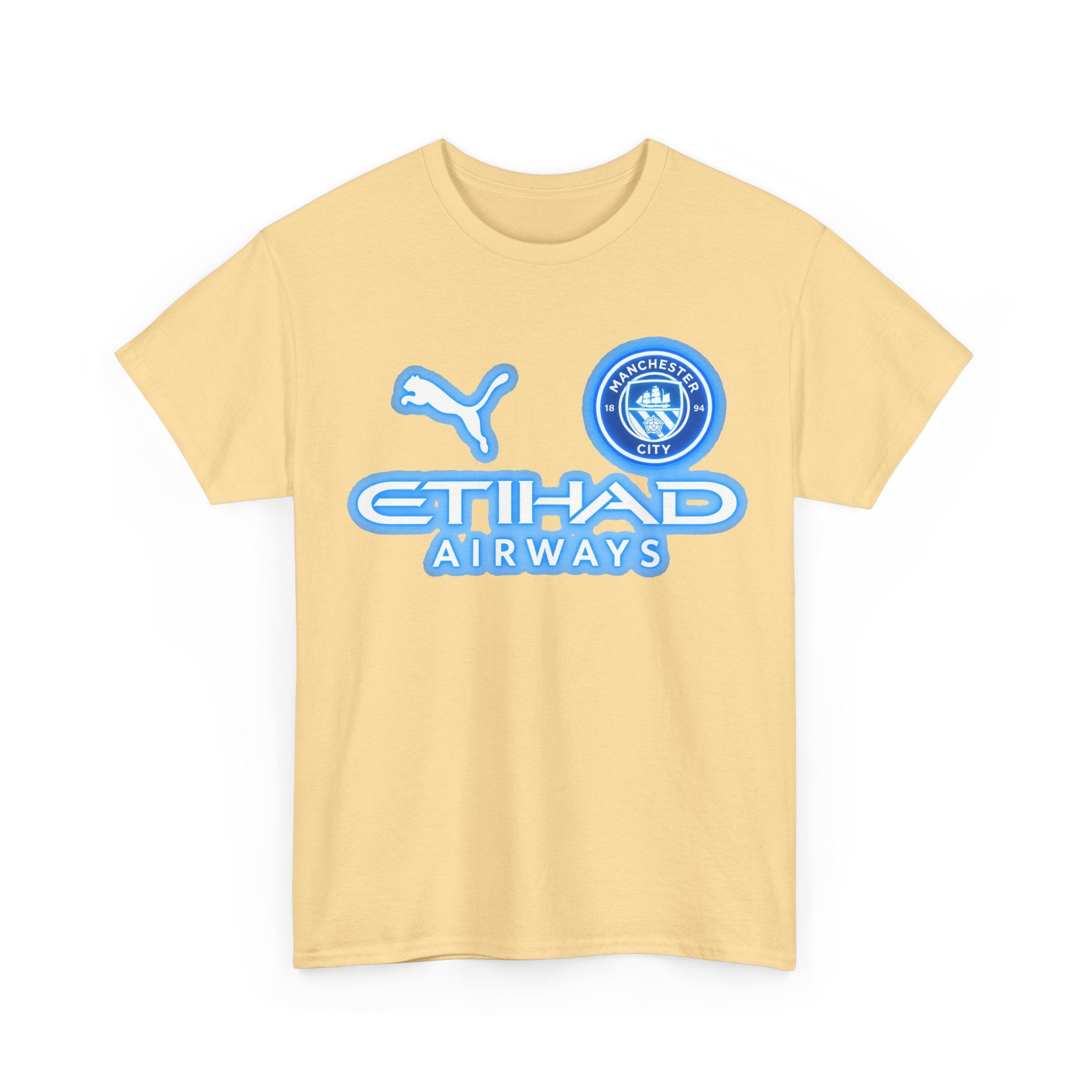 Manchester City Inspired Etihad Airways Logo Tee