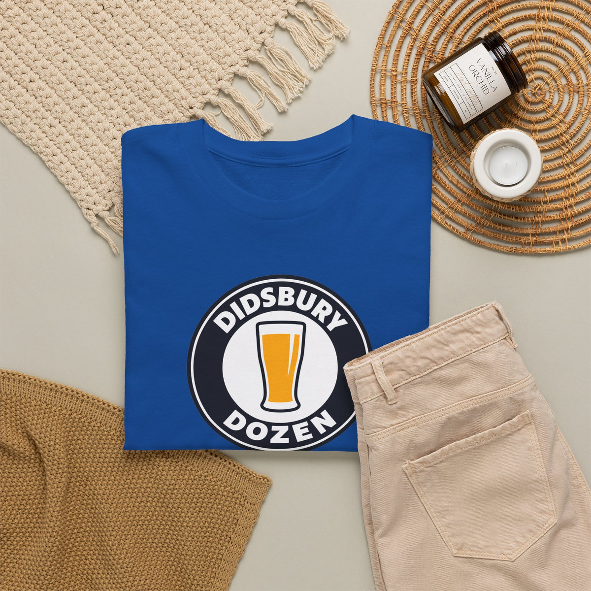 Didsbury Dozen Beer Logo Cotton T-Shirt / Tee