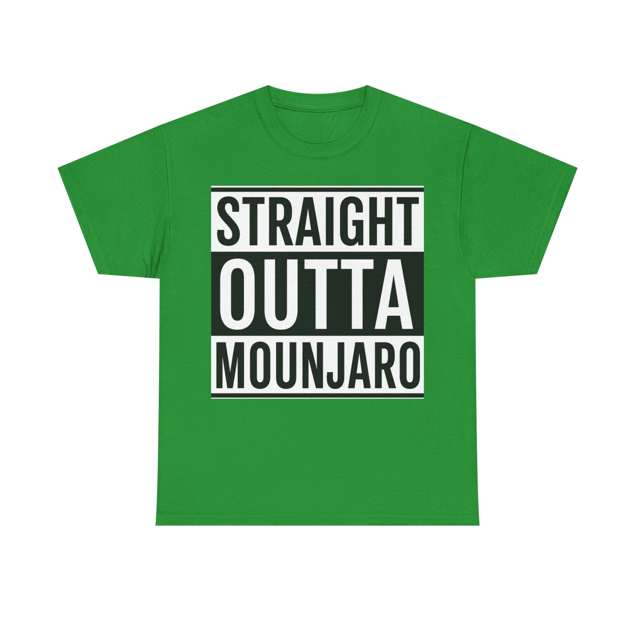 T-Shirt — "Straight Outta Mounjaro" Bold Typography Tee