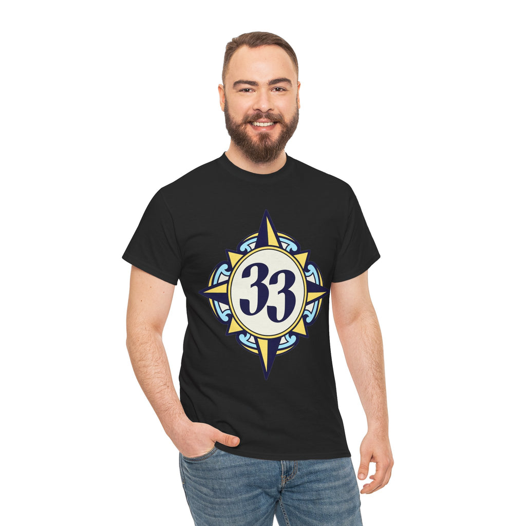 33 Compass Disney Inspired Tee - Nautical Retro Compass Graphic T-Shirt