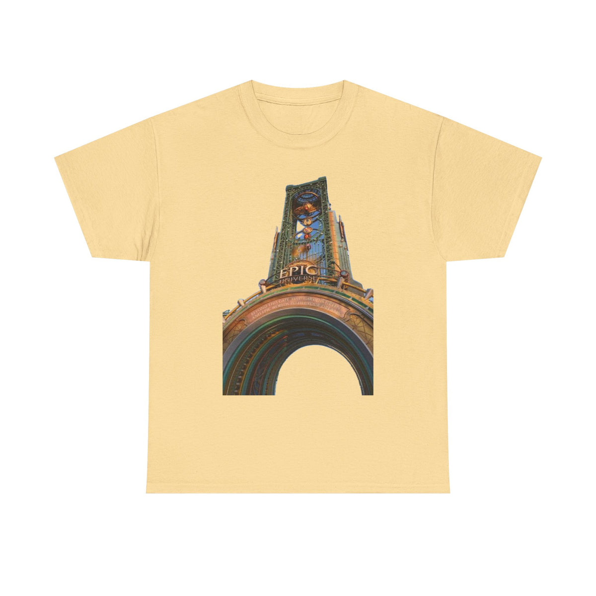 Epci Universe Vintage Theater Arch Graphic Tee — 'Epic' Retro Marquee T-Shirt