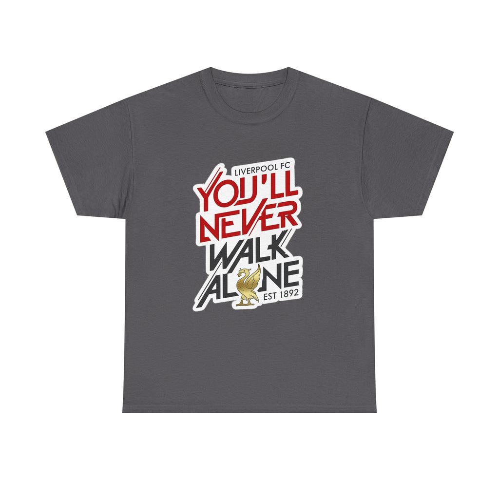 Liverpool You'll Never Walk Alone Cotton T-Shirt — Liverpool FC Fan Tee
