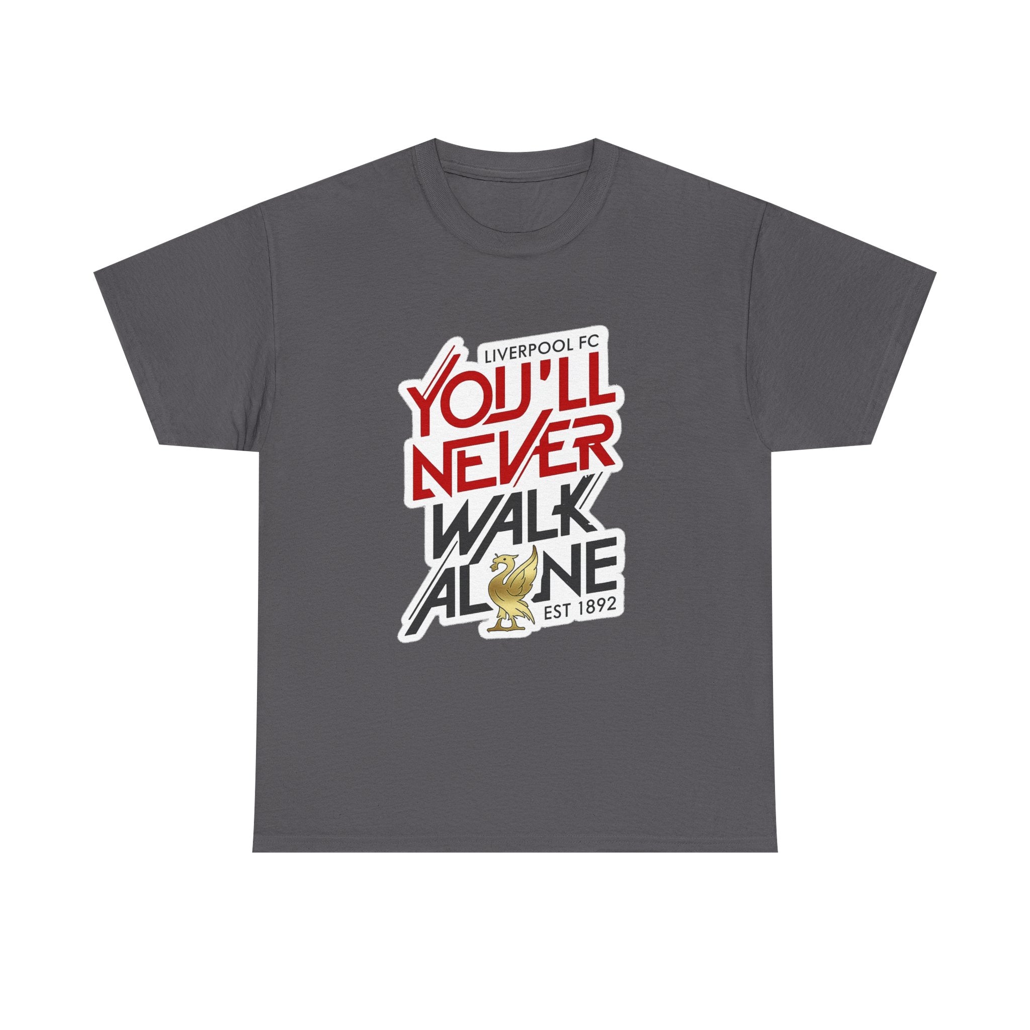 Liverpool You'll Never Walk Alone Cotton T-Shirt — Liverpool FC Fan Tee