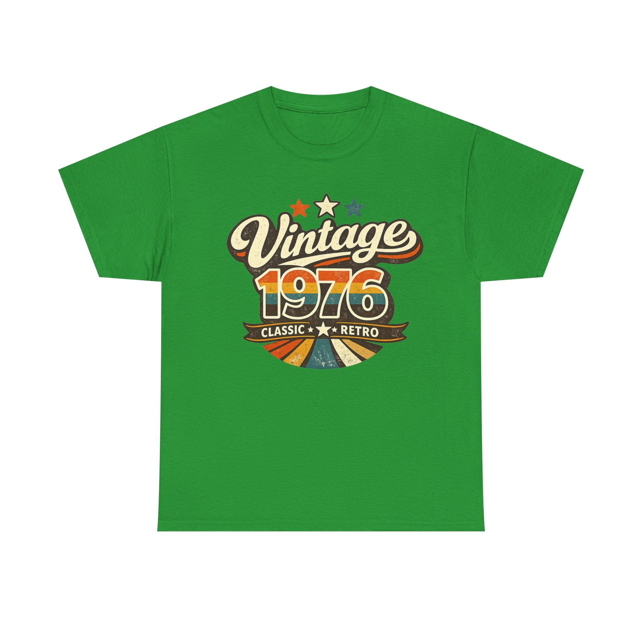 Vintage 1976 Retro Graphic Tee — Classic Birthday or Anniversary Gift
