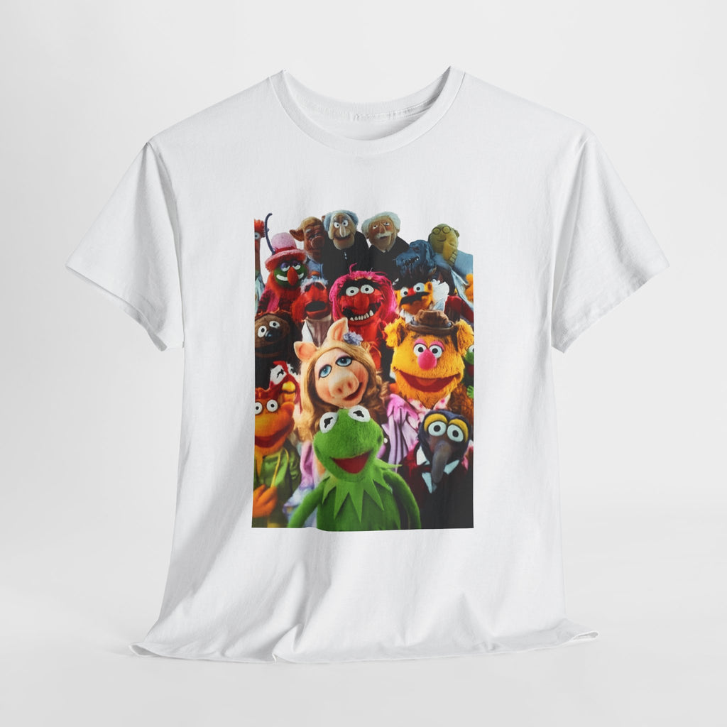 Muppets Puppet Ensemble Graphic Tee — Fun Family Cartoon Shirt
