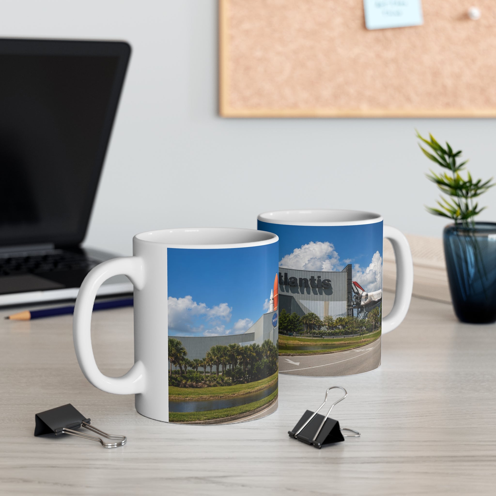 Kennedy Space Center Atlantis Ceramic Coffee Mug — 11oz & 15oz
