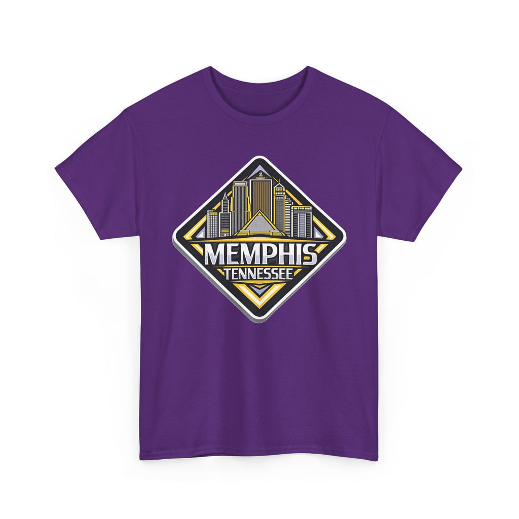 Memphis Tennessee Skyline T‑Shirt — Retro City Badge Tee